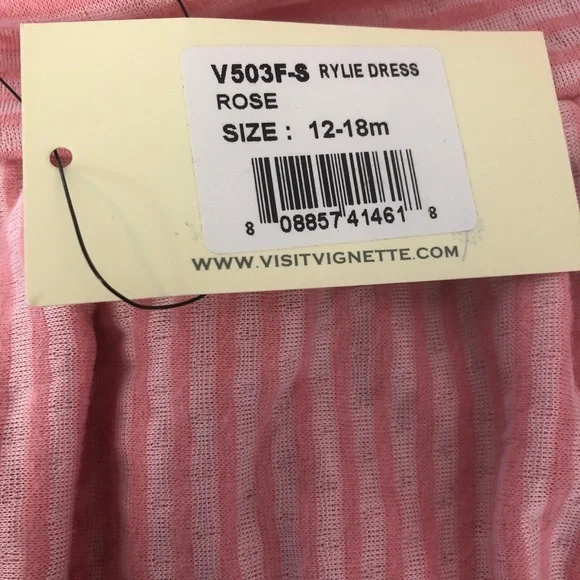 SOLD - NWT Vignette Rylie Rose Striped Dress - Picture 7 of 9